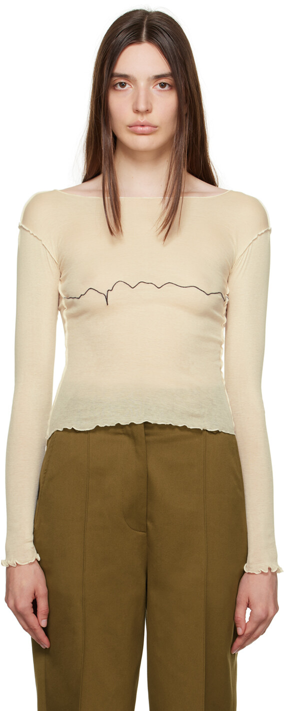

Футболка с длинным рукавом Off-White Tabbys Star Baserange
