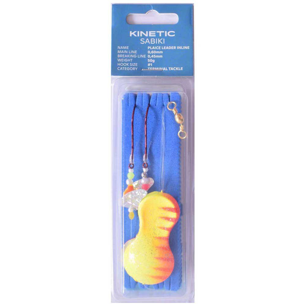 

Оснастки Kinetic Sabiki Plaice Leader Inline 100g, прозрачный