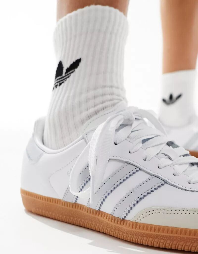 Кроссовки Adidas Originals Samba OG, светло-голубой — фото 4