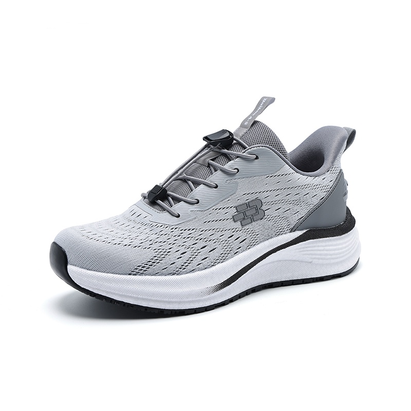 

Амортизаторы с противоскользящими свойствами Низкие повседневные мужские кроссовки Baibao, светлый серый