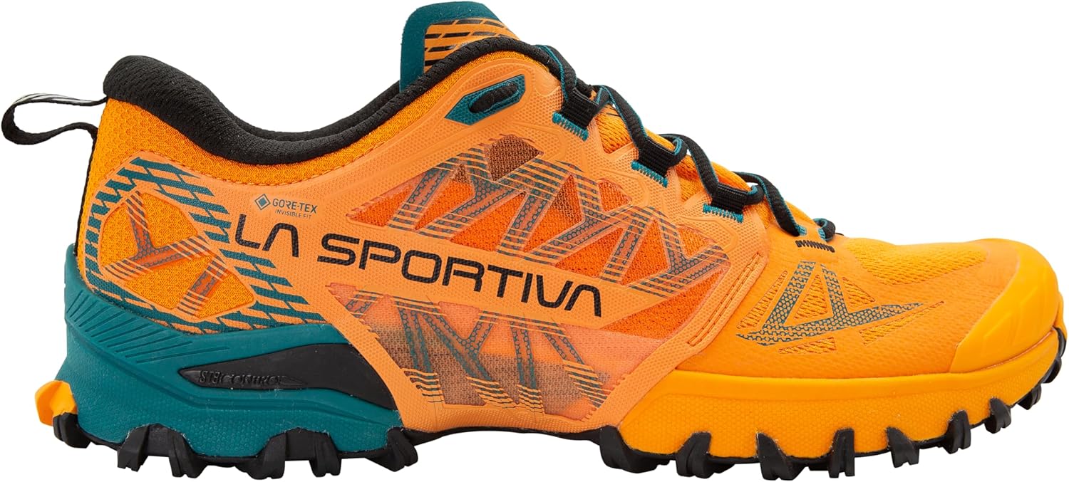 Мужские водонепроницаемые трейловые кроссовки La Sportiva Bushido III GTX, Papaya/Everglade — фото 3
