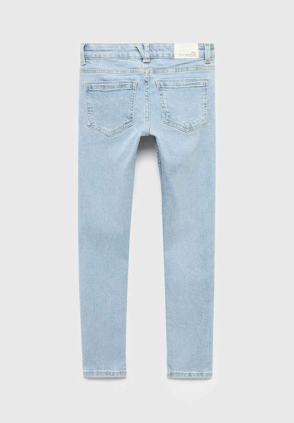 Детские джинсы узкие Mango Kids, Light Blue — фото 4