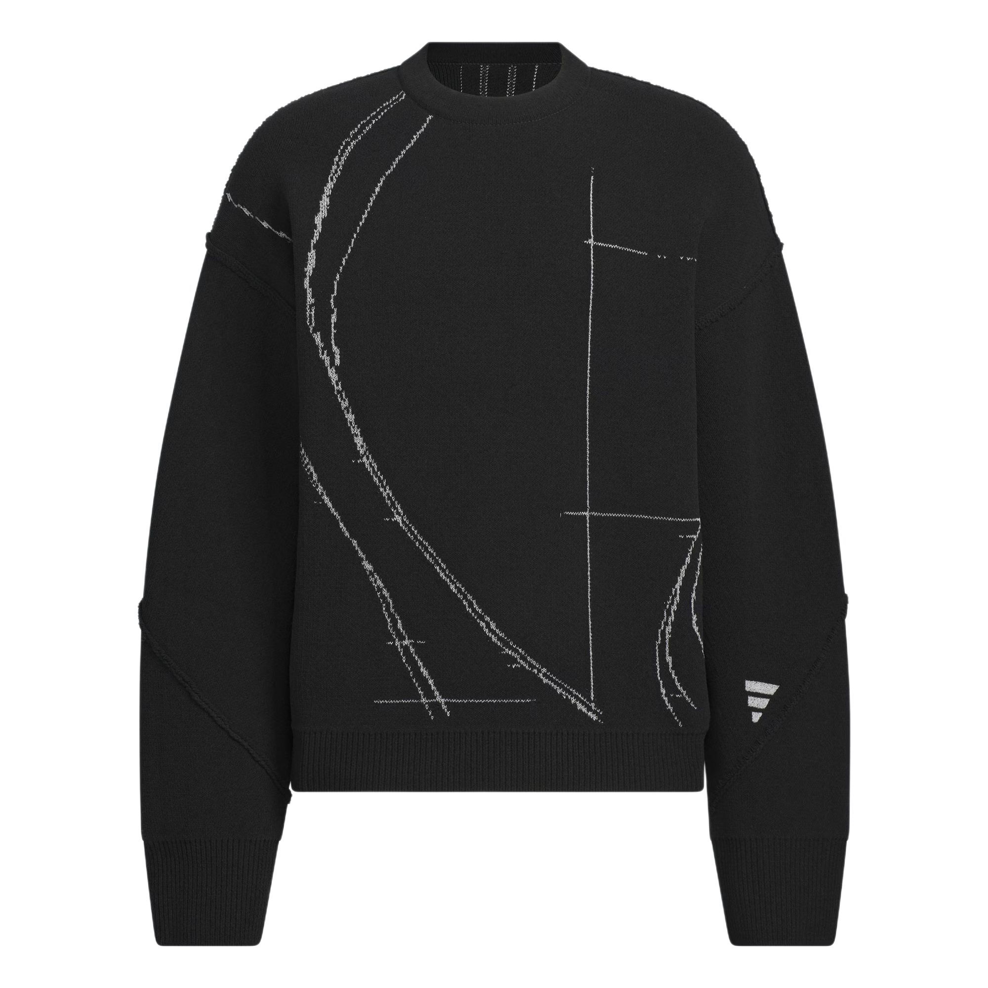 Футболка FOS FW25 KNITWEAR SWEATSHIRT Future Style Knitwear мужская Adidas, черный