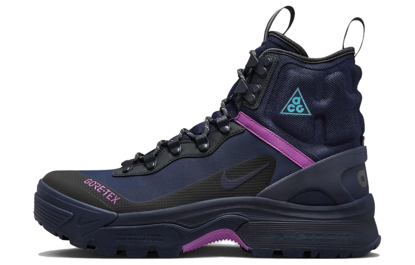 

Nike Acg Air Zoom Gaiadome Gore Tex Obsidian Hyper Violet — Тёмно-синий, цвет Dark Blue