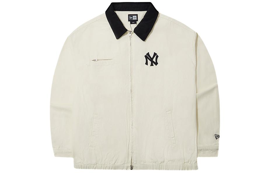 

New Era Куртка унисекс цвета слоновой кости, Ivory White