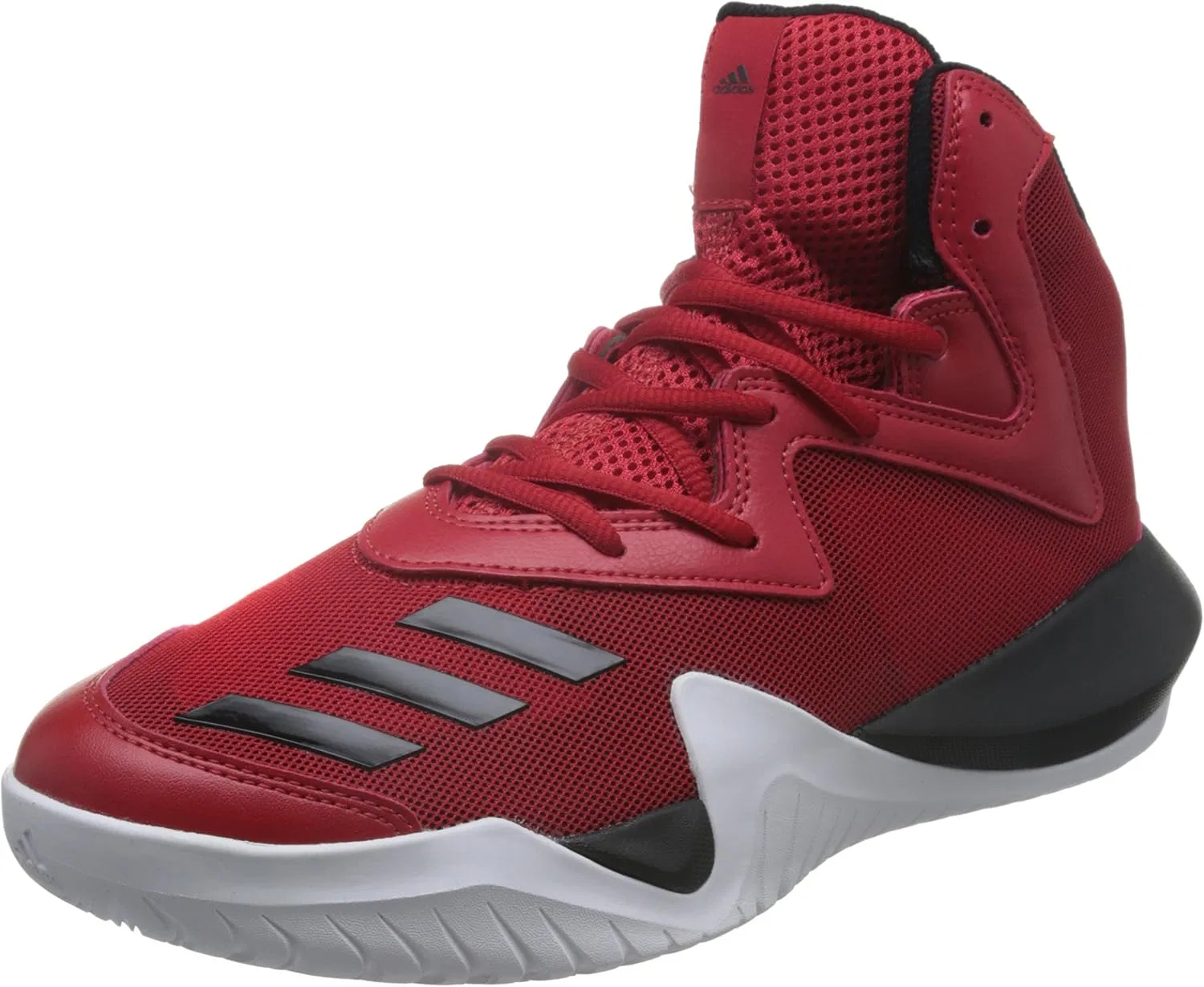 Мужские баскетбольные кроссовки Adidas Crazy Team 2017, Red Escarl Negbas Ftwbla