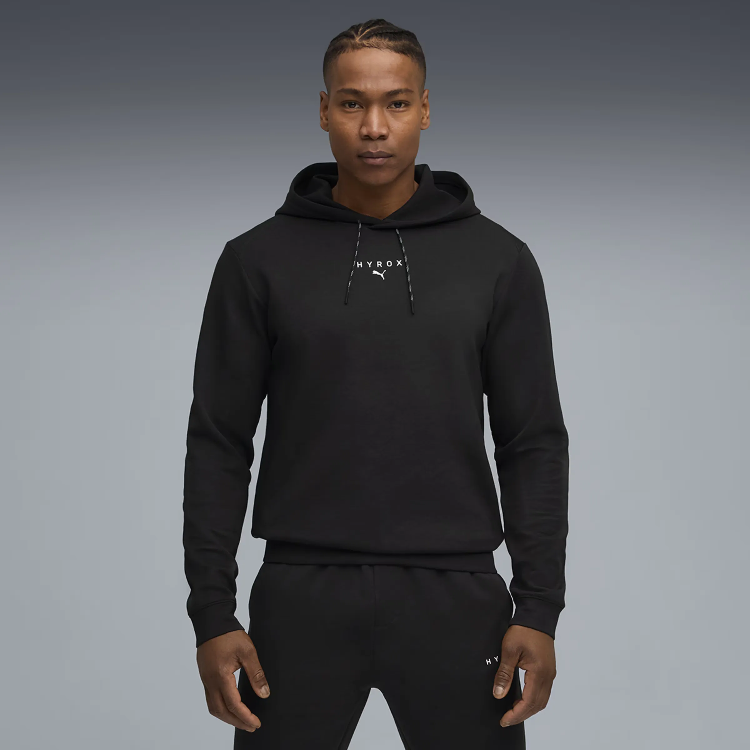 

Мужская толстовка Puma HYROX CLOUDSPUN, черный