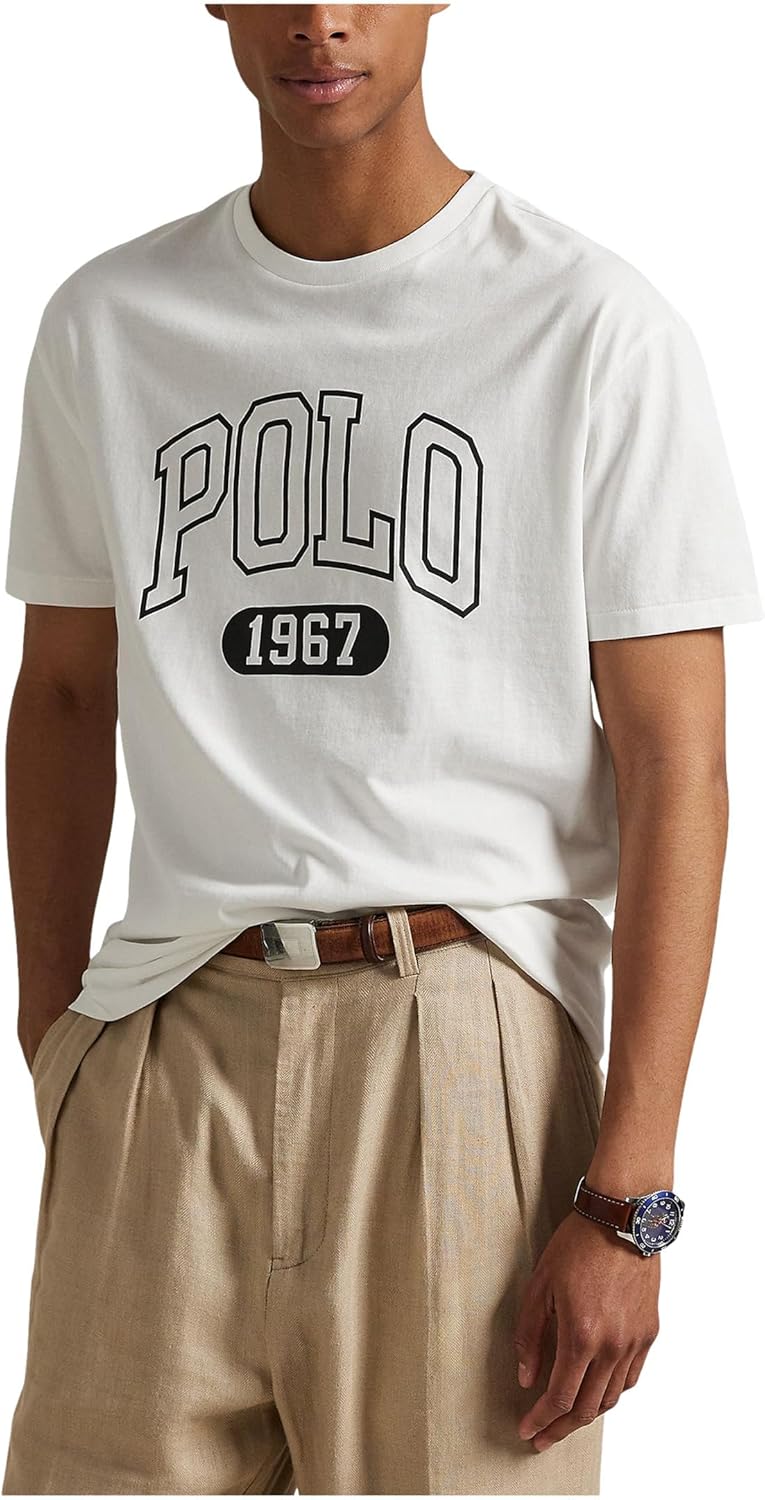 

Мужская футболка Polo Ralph Lauren Classic Fit Jersey Graphic, White, Белый, Мужская футболка Polo Ralph Lauren Classic Fit Jersey Graphic, White