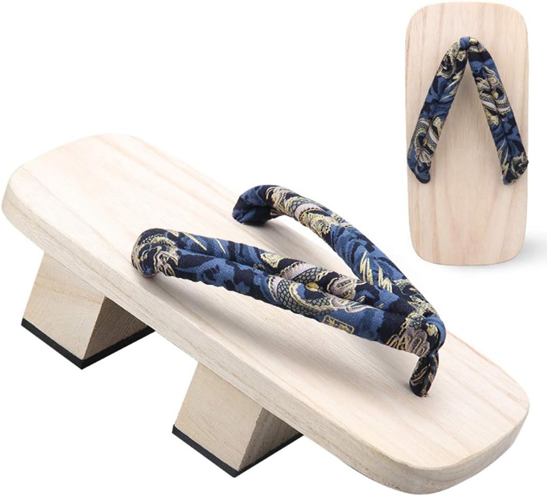 

Ez-sofei Мужские японские традиционные косплей сабо Деревянные сандалии Гэта, синий