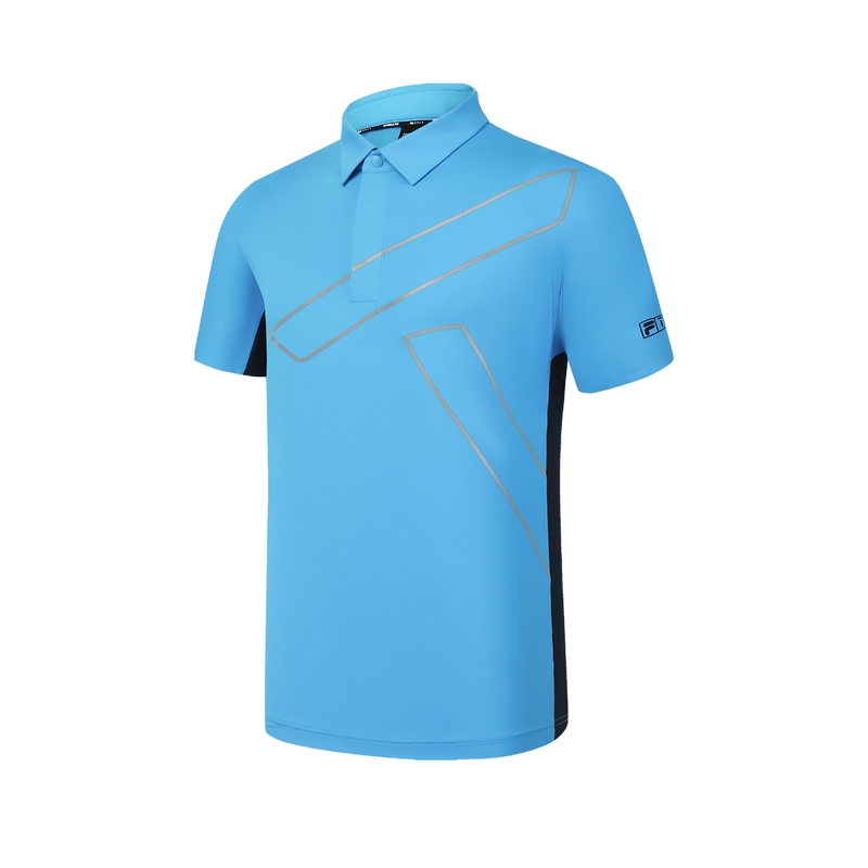 

FILA Поло мужское голубое Sunny Mountain, Синий, FILA Поло мужское голубое Sunny Mountain
