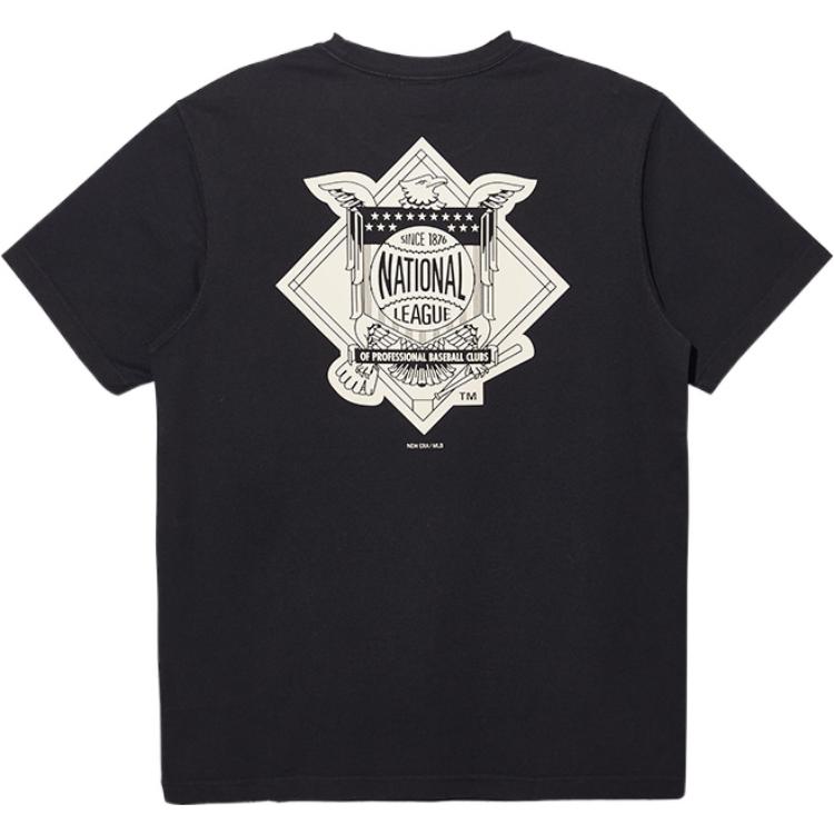 

New Era Футболка унисекс черная, Черный, New Era Футболка унисекс черная