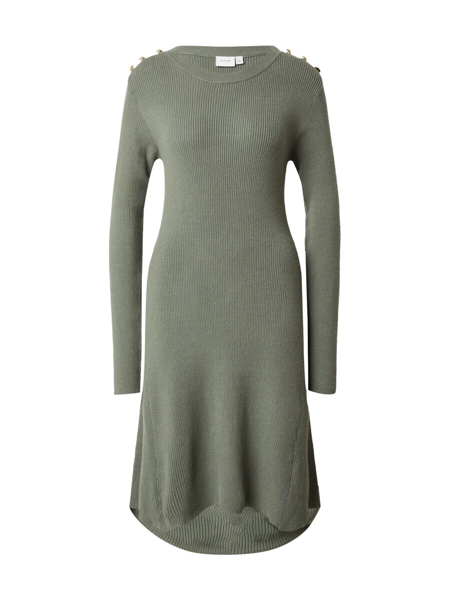 

Вязаное платье VILA Knitted dress, темно-зеленый