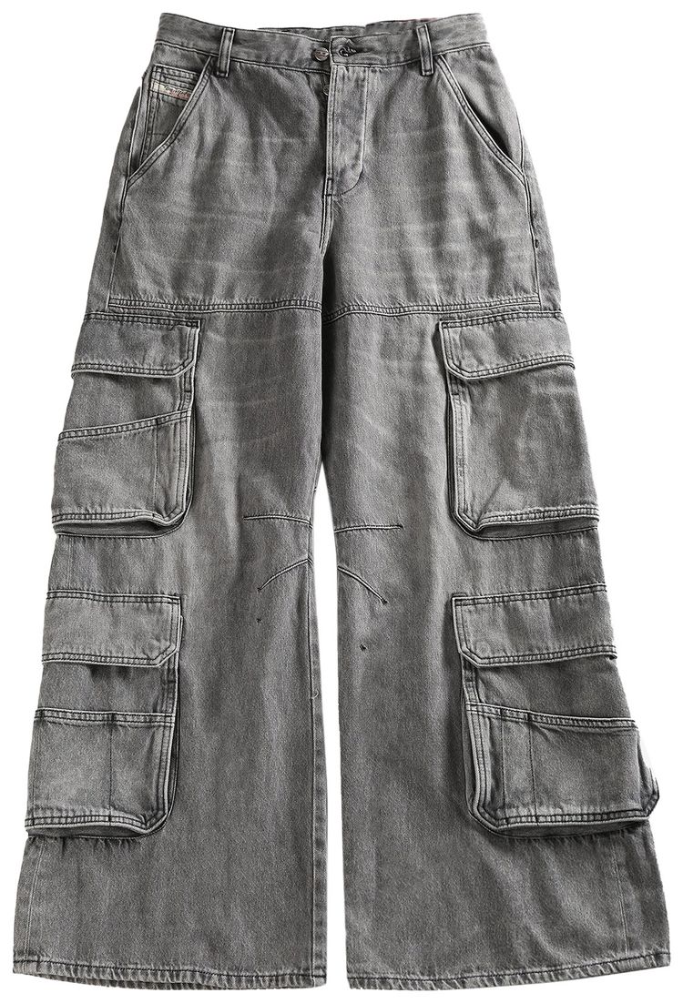 

Брюки Diesel D-Sire-Cargo-D Pant 'Grey', серый