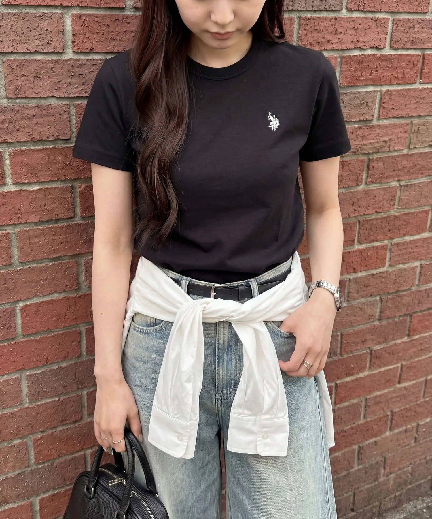 Ассоциация поло США / Футболка Beauty Smooth, поло с коротким рукавом U.S. Polo Assn., BLK