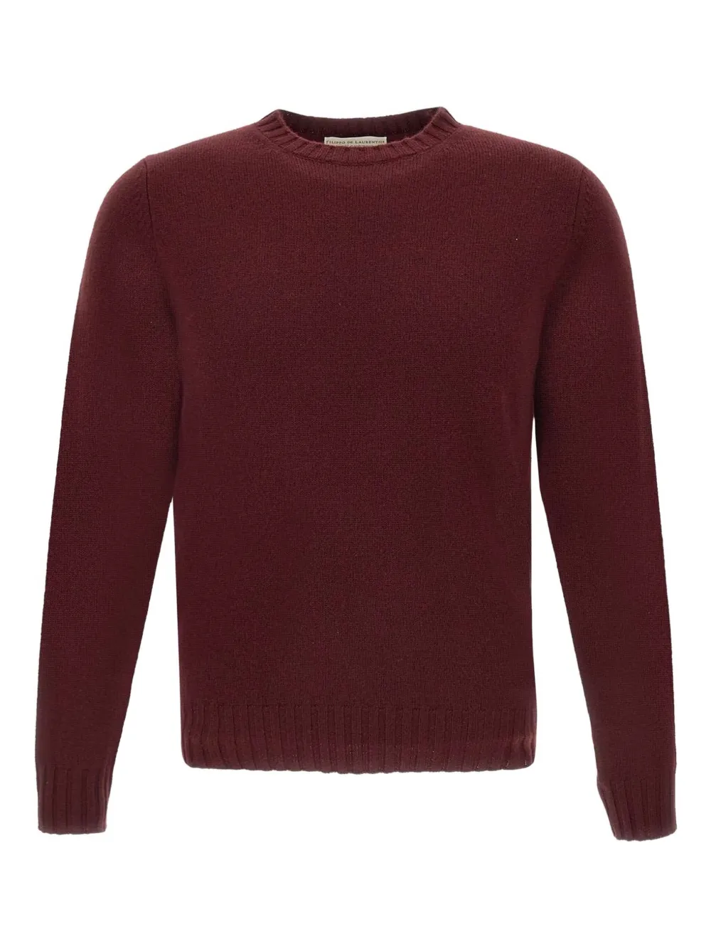 

Свитер с круглым вырезом Filippo De Laurentiis, красный