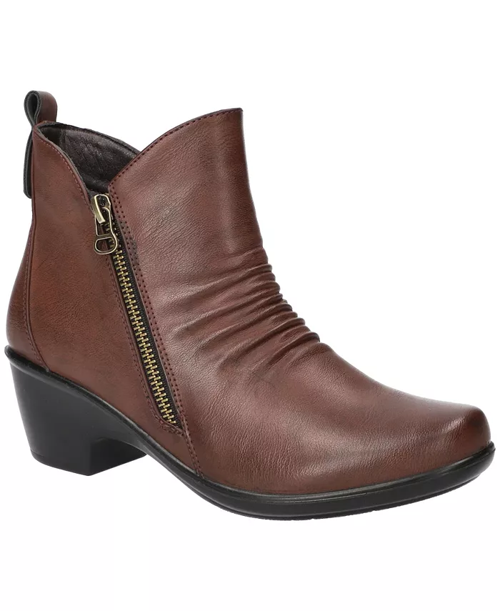 Женские ботинки Jeanie Ankle на молнии Easy Street, коричневый
