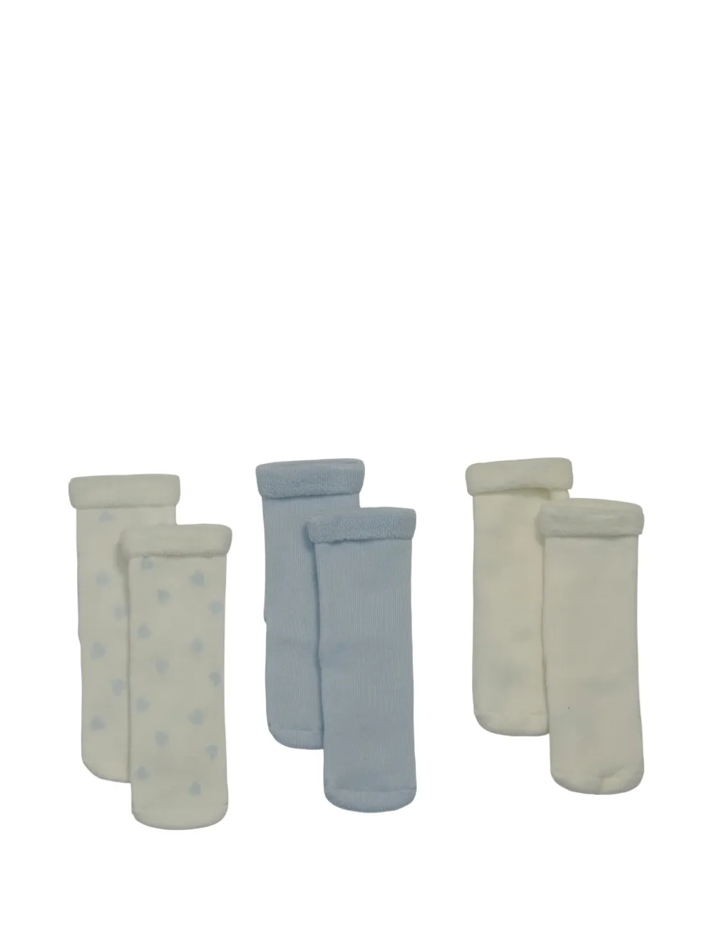 

Носки с принтом в виде сердец (набор из трех пар) Petit Bateau, нейтральный