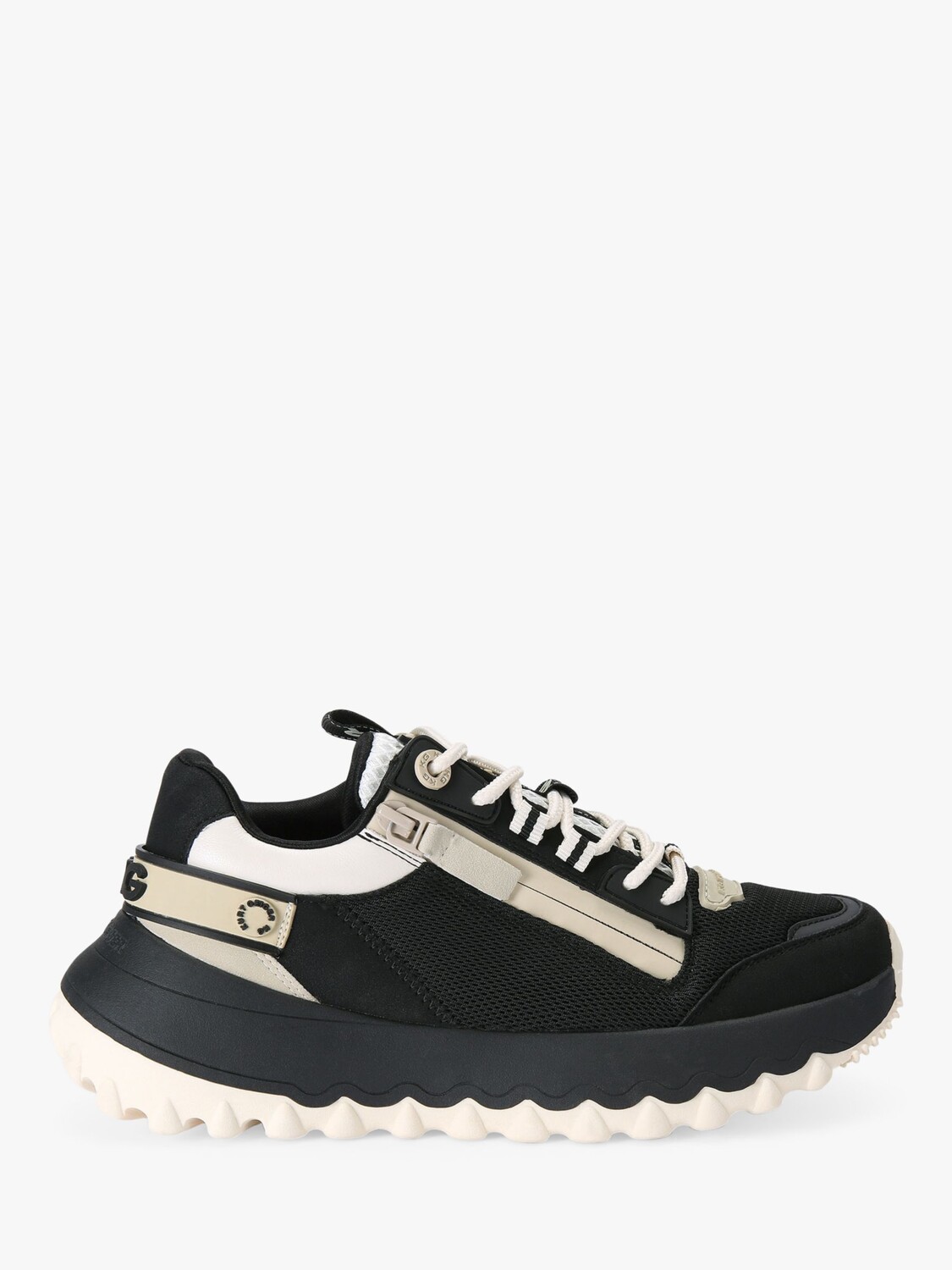 Кроссовки KG Kurt Geiger Lowell с молнией, черный/разноцветный