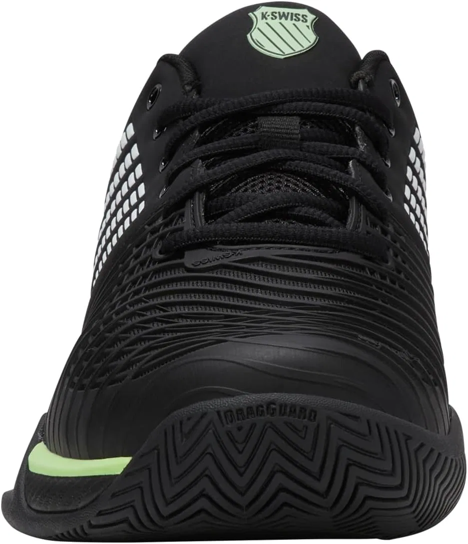Мужские кроссовки для тенниса K-Swiss, Black Soft Neon Green — фото 2