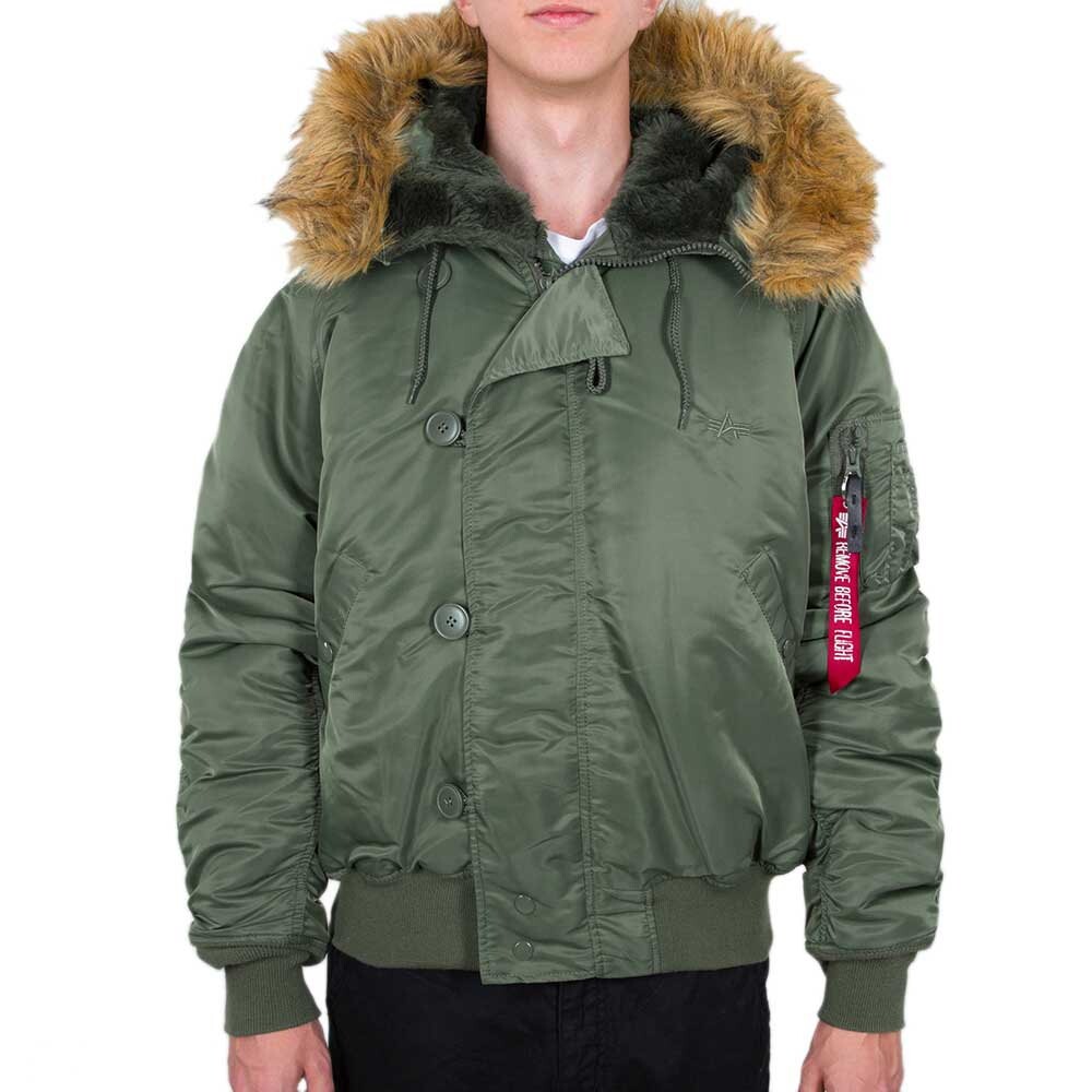

Куртка Alpha Industries N2B, зеленый