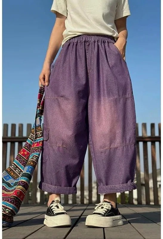 Джинсы свободные, Korean Vintage, En8 — фото 3
