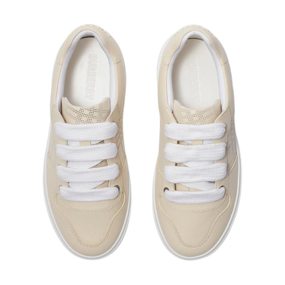 Лоу-топ детские скейтбординг кроссовки light umber kids' Burberry, Original Shoe Box Included — фото 4