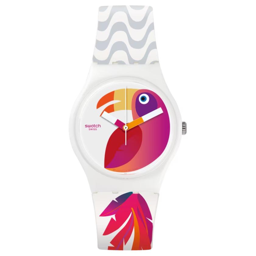 

SWATCH Unisex 34mm White Watch GW175