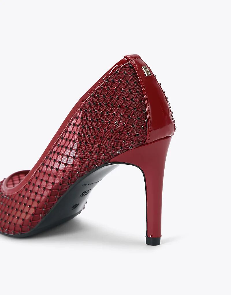 Туфли на каблуке KG Kurt Geiger Angel красного цвета — фото 4