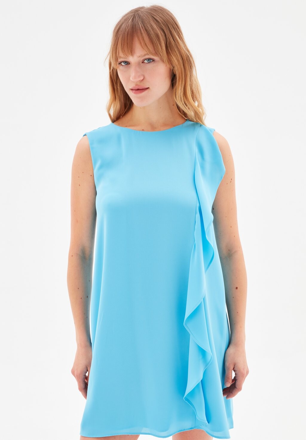 

Повседневное платье RUFFLED SLEEVELESS adL, цвет turquoise