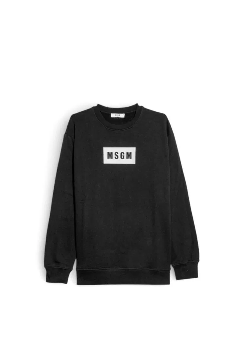 Толстовка, хлопок, Kids Msgm, черный