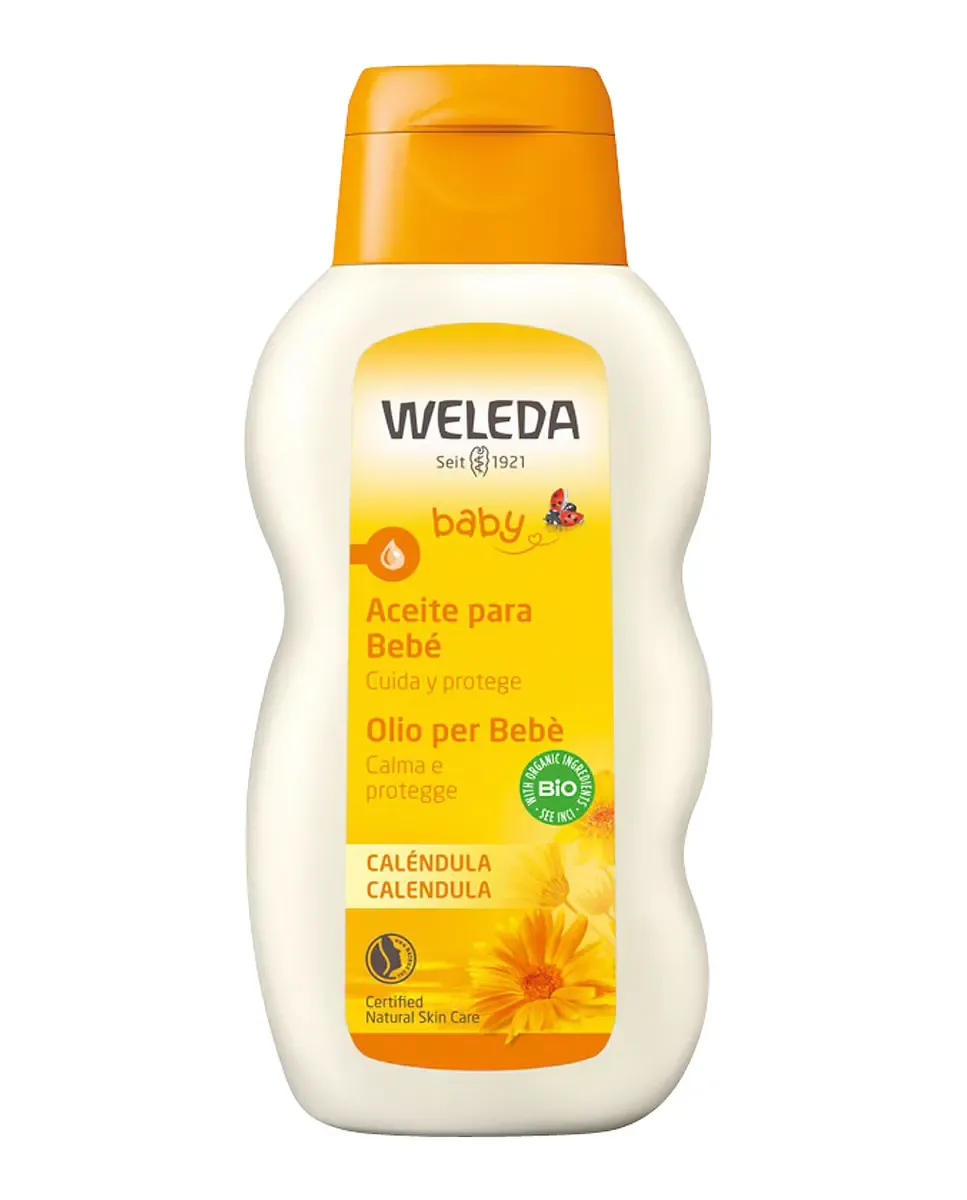 Масло для тела с календулой Baby Weleda