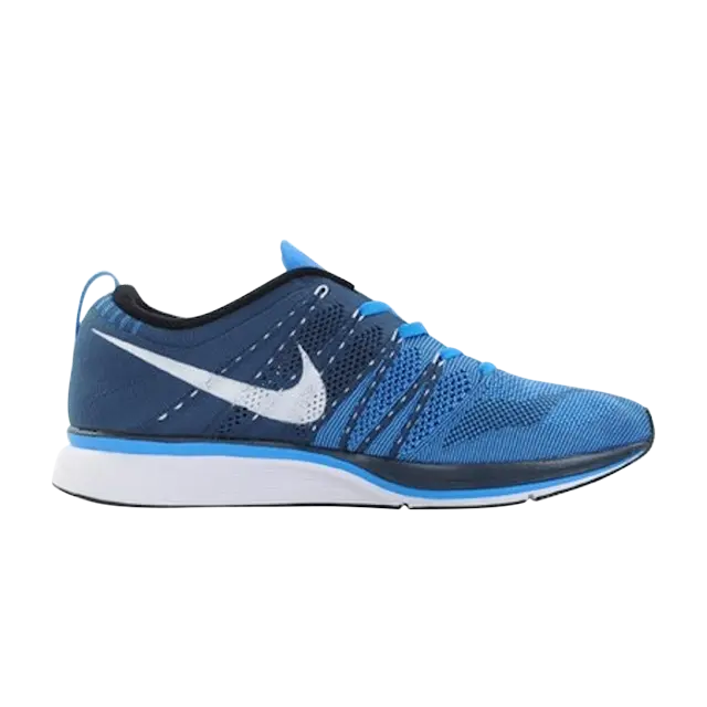 

Кроссовки Nike Flyknit Trainer+ 'Squadron Blue', синий