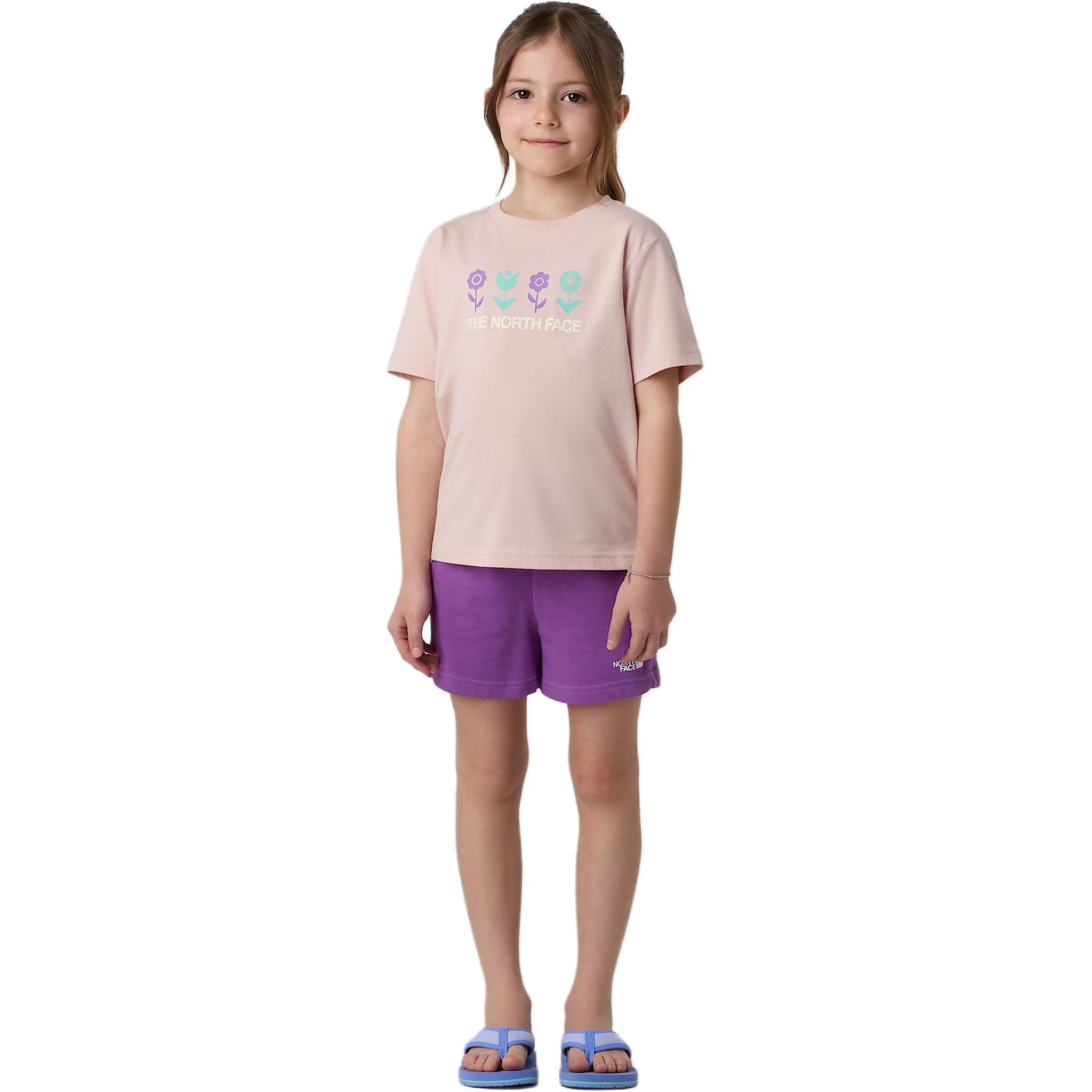 THE NORTH FACE Повседневная спортивная одежда SS25 Mist Pink для детей 3-7 лет — фото 3