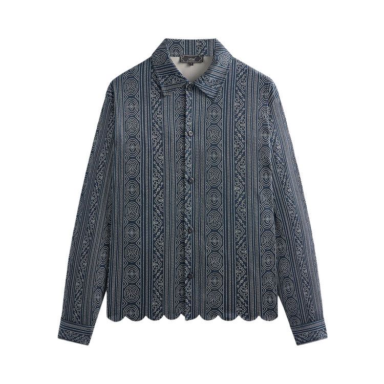 

Лонгслив Kith Isaac Microsuede Long-Sleeve Button Down, Nocturnal