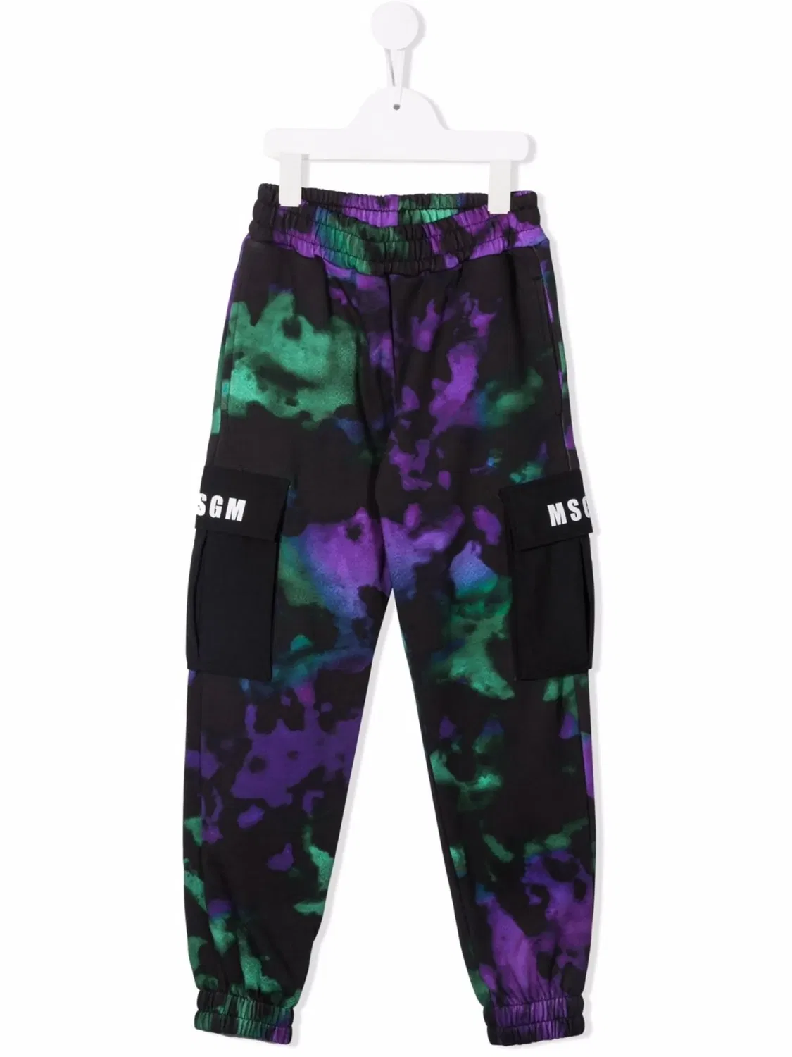 Спортивные брюки с принтом тай-дай MSGM Kids