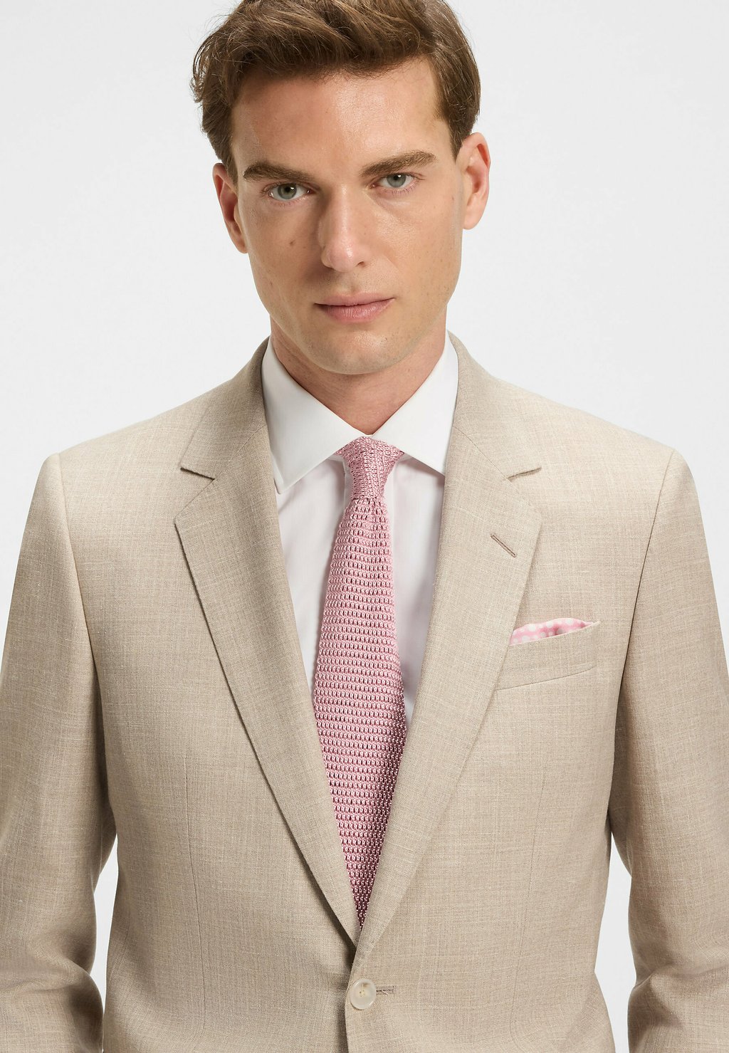 

Галстук BECKHAM X BOSS, розовый