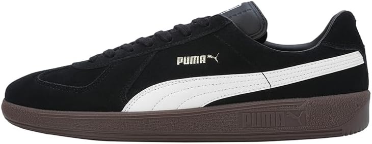 Кроссовки PUMA из замши для взрослых, унисекс, базовая модель, черный — фото 2