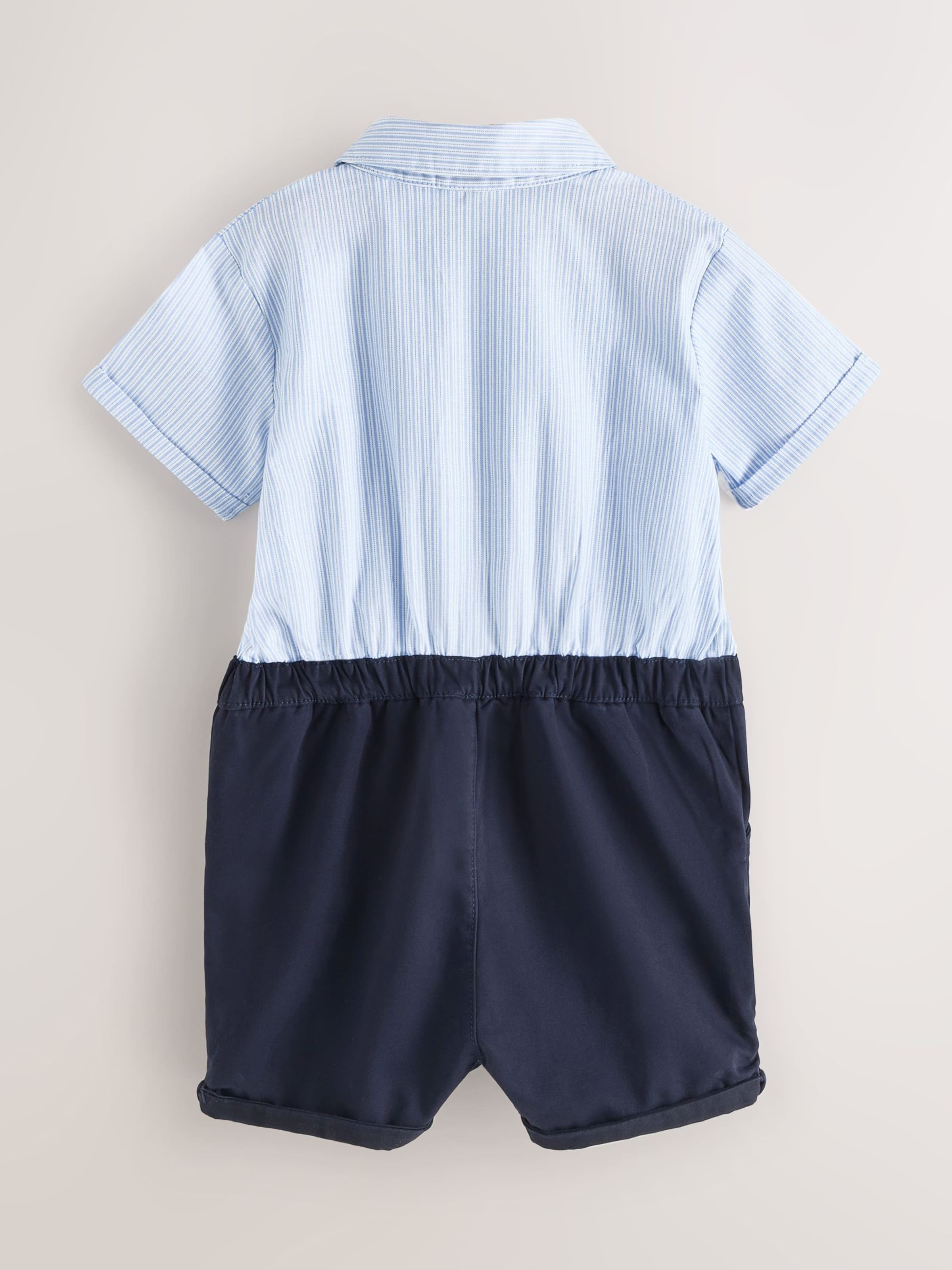 Baker by Ted Baker Комбинезон/Боди в цвете Navy, Light Blue — фото 2