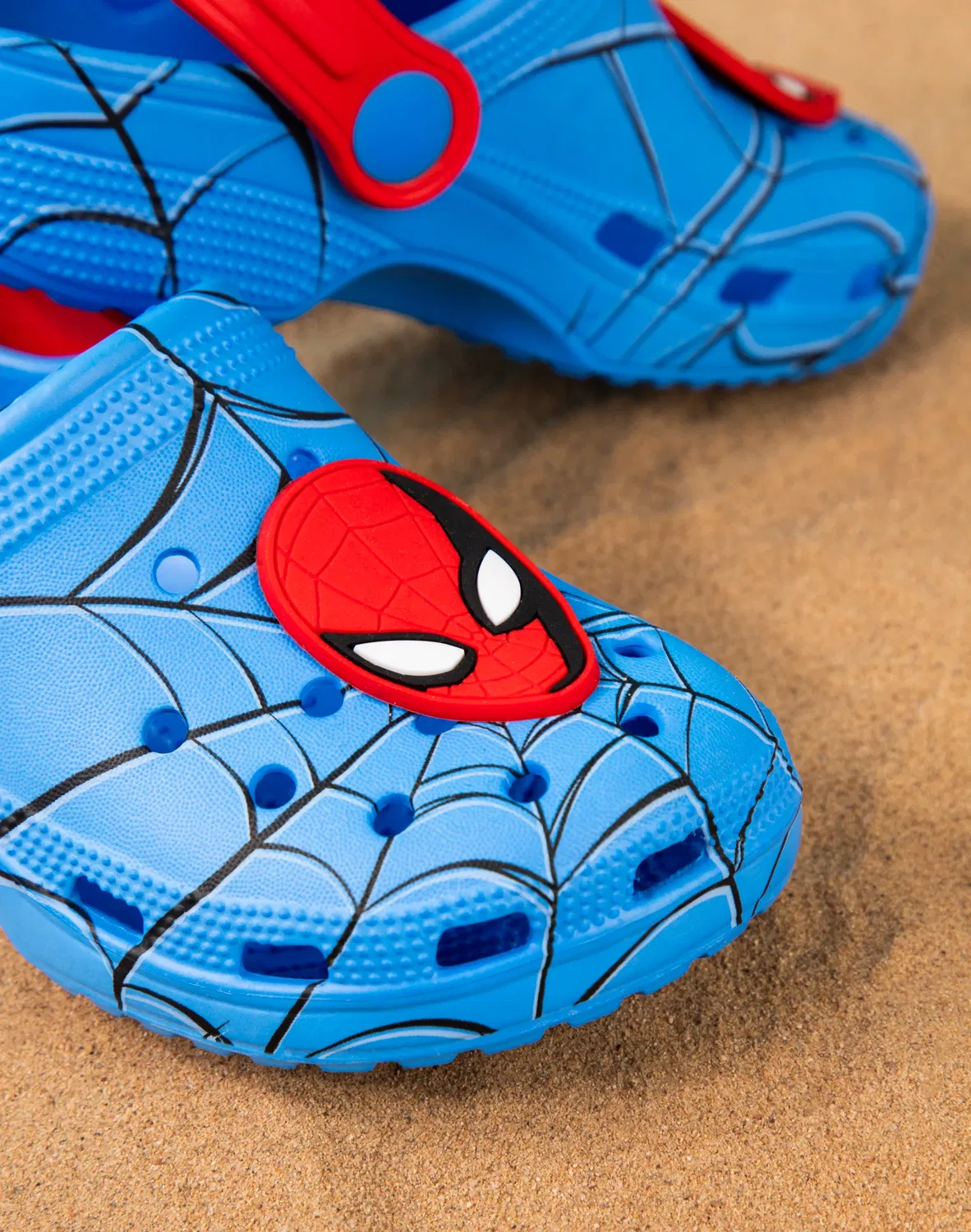 Сандалии Marvel Spiderman для мальчиков, синие, синий — фото 3