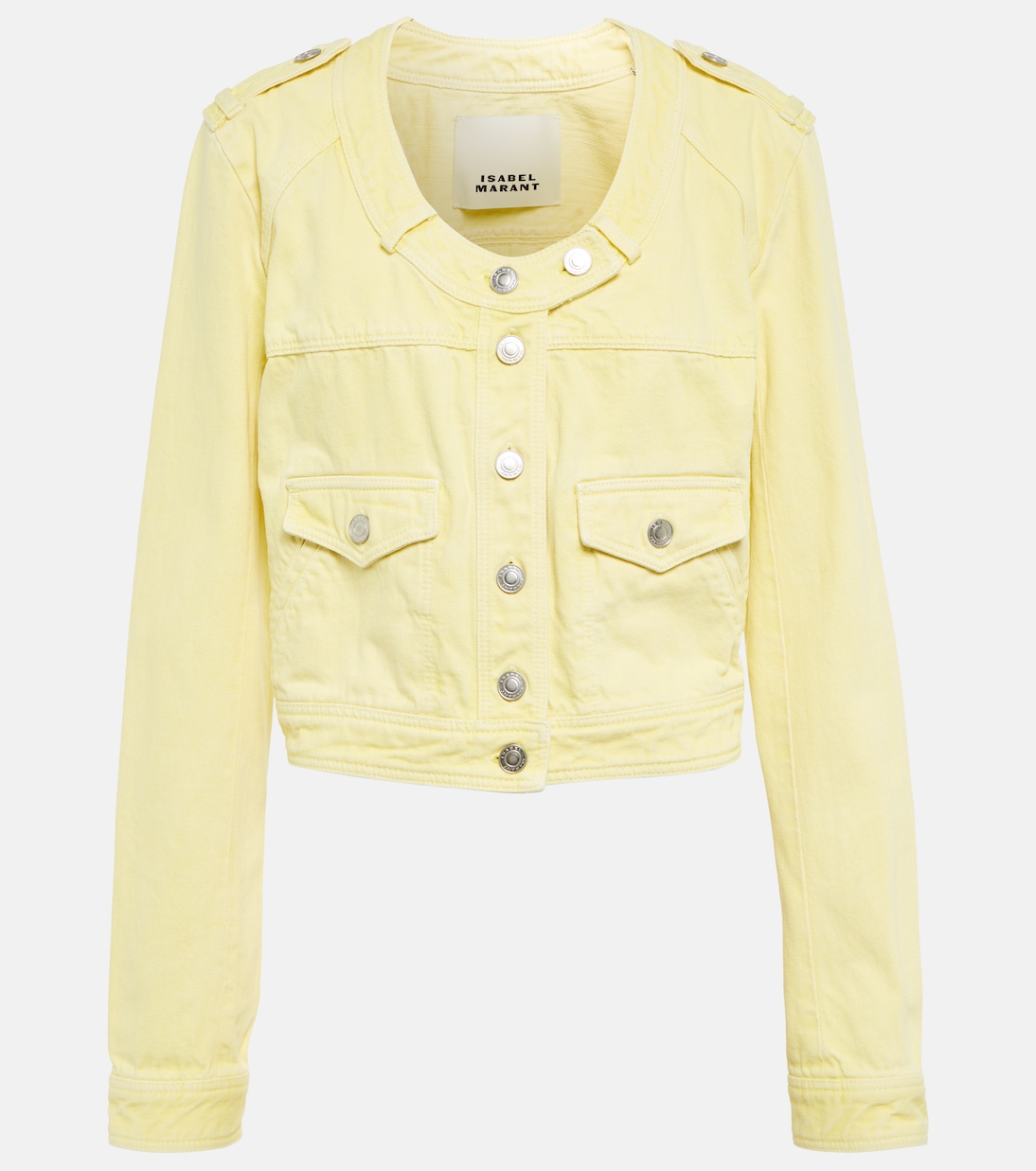 

Укороченная джинсовая куртка Valene Isabel Marant, Light Yellow