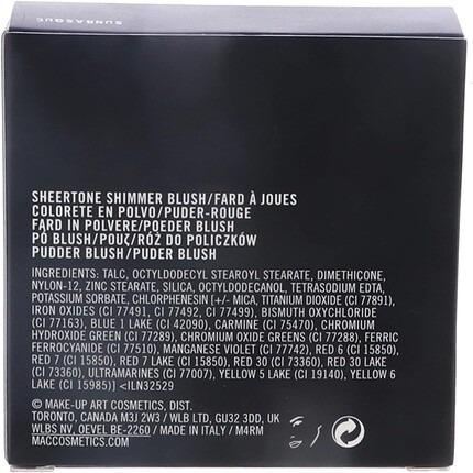 Пудровые румяна MAC Sunbasque 6G, Mac — фото 2