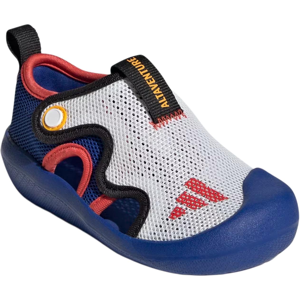 Adidas Altaventure нескользящие амортизирующие низкие детские ботинки blue white infant and toddler — фото 4
