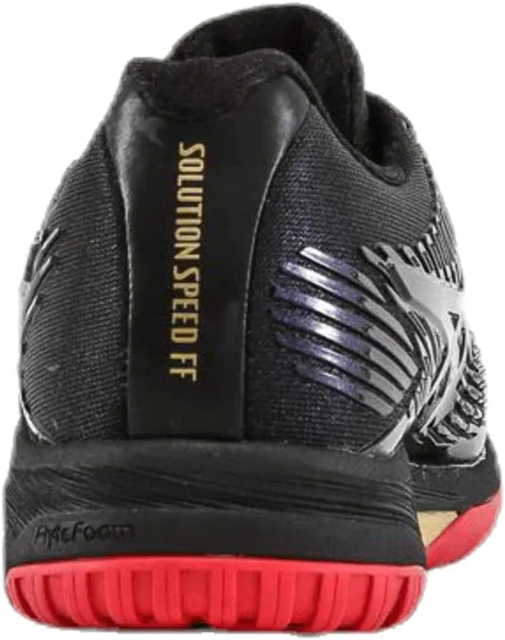 Кроссовки для тенниса ASICS Solution Speed FlyteFoam, Black Rich Gold — фото 2