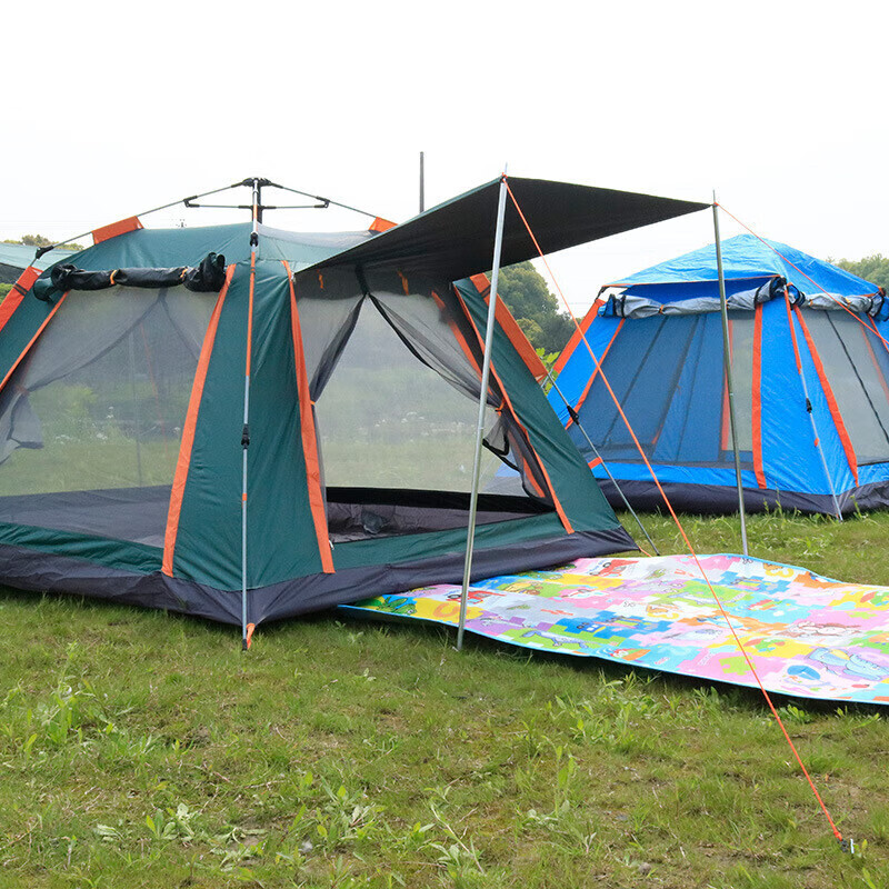 

Jingdian Guangnian Tent Camping Upgrade Серебристая коллоидная зеленая одиночная палатка (предметы коллекции будут отправлены первыми)