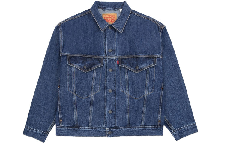 

Джинсовая куртка мужская синий Levis