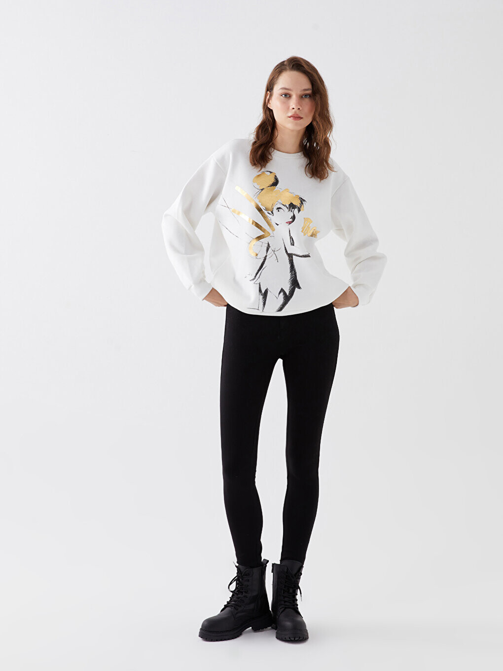 

Женские прямые брюки очень узкого кроя LCW Casual, новый черный