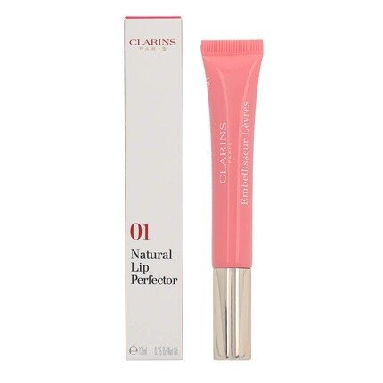 Instant Light Natural Lip Perfector - 01 Rose Shimmer - Блеск для губ - 12 мл Clarins — фото 2