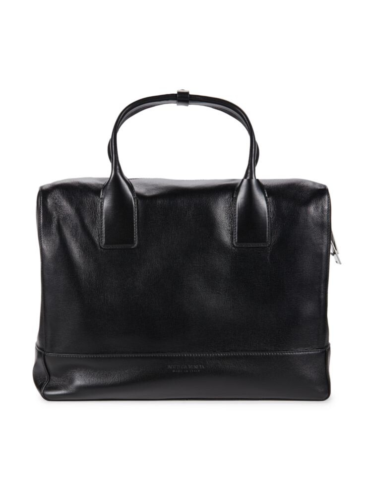 

Кожаная дорожная спортивная сумка Bottega Veneta, черный