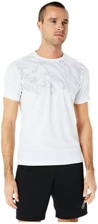 

Футболка ASICS 2101A226 мужская с коротким рукавом и принтом Dry Print, футбольная форма, белый