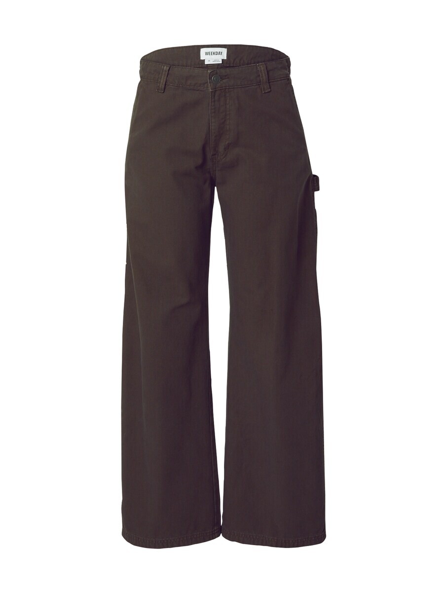 

Тканевые брюки WEEKDAY Loose fit Pants Jamie, коричневый